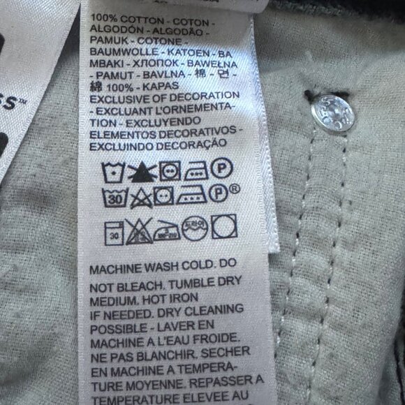 Levis Low Pro Straight Jeans Gray Size 29 Grey Denim Pants Vintage Distressed - Picture 8 of 14